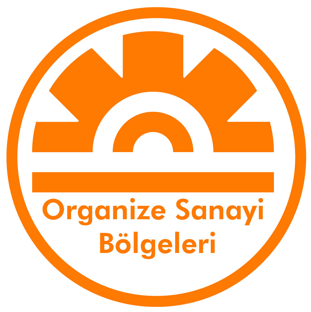organize sanayi bölgeleri turuncu renkli logosu